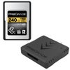 Prograde Digital Gold Series CFexpress Type-A 2.0 Memory Card Card with Reader