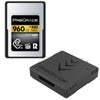 Prograde Digital Gold Series CFexpress Type-A 2.0 Memory Card Card with Reader