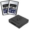Prograde Digital Iridium Series CFexpress Type-A 4.0 2-Pack Card with Reader