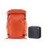 PGYTECH OnePro Flex 30L Backpack with Medium Camera Insert, Space Black Sunset Orange