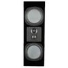 Phase Technology PC3.5 Premier Collection Dual 6.5" 3-Way LCR/Center Channel Speaker, White Black