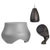 Polk Audio Atrium Outdoor Loudspeaker and Subwoofer System, Gray Gray