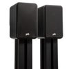 Polk Audio Signature Elite ES15 High-Resolution Small Bookshelf Loudspeaker, Black, Pair Black