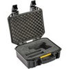 Pelican V100PF1 Vault Universal Pistol Case with Foam, Ghost Gray Black