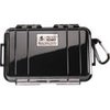 Pelican 1040 Watertight Hard Micro Case with Rubber Liner - Clear / Black Black