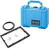 Pelican 1120 Watertight Hard Case with Foam Insert, Blue, Bundle with Panel Frame Kit Blue