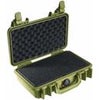 Pelican 1170 Watertight Hard Case with Pick-N-Pluck Foam - Yellow Olive