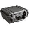Pelican 1200 Watertight Mini-S Hard Case with Foam Insert - Black Black