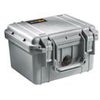 Pelican 1300 Watertight Mini-D Hard Case with Foam Insert - Orange Silver