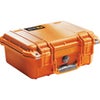 Pelican 1400 Watertight Hard Case with Foam Insert - Yellow Orange