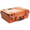 Pelican 1500 Watertight Hard Case with Foam Insert - Yellow Orange