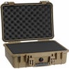 Pelican 1500 Watertight Hard Case with Foam Insert - Yellow Tan