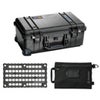 Pelican 1510 Protector Watertight Wheeled Hard Case without Foam Insert, Bundle with 1510MP Panel Lid Organizer and SPL ModPak Large Storage Pouch, Black Black