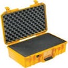 Pelican Carry-On Case with Pick-N-Pluck Foam, Orange Yellow
