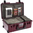 Pelican 1535TRVL Wheeled Carry-On Air Travel Case w/ Organizer & Cubes, Oxblood