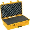 Pelican 1555 Air Carry-On Case with Pick-N-Pluck Foam, Yellow Yellow