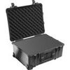 Pelican 1560 Watertight Hard Case with Cubed Foam Interior & Wheels - Orange Black