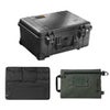 Pelican 1560 Protector Watertight Wheeled Hard Case without Foam Insert, Black, Bundle with PC1569 Lid Organizer and SPL ModPak Large Storage Pouch Black