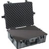 Pelican 1600 Watertight Hard Case with Foam insert - Orange Black