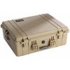 Pelican 1600 Watertight Hard Case with Dividers - Black Tan