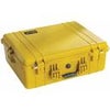Pelican 1600 Watertight Hard Case with Dividers - Black Yellow