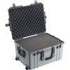 Pelican 1607 Air Wheeled Hard Case with Pick-N-Pluck Foam, Black Silver
