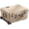 Pelican 1610 Watertight Hard Case with Dividers & Wheels - Charcoal Black Tan