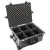 Pelican 1610 Watertight Hard Case with Wheels, without Foam - Desert Tan Black
