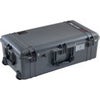 Pelican 1615TRVL Wheeled Check-In Air Travel Case with Lid Organizer and Packing Cubes, Charcoal Gray