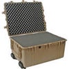 Pelican 1630 Watertight Hard Case with Padded Dividers & 4 Wheels - Black Tan