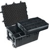 Pelican 1630 Watertight Hard Case with Padded Dividers & 4 Wheels - Black Black