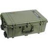 Pelican 1650 Watertight Wheeled Hard Case without Foam insert - Olive Drab Green Olive