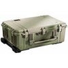 Pelican 1650 Watertight Wheeled Hard Case without Foam insert - Olive Drab Green Green