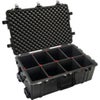 Pelican 1650 Watertight Wheeled Hard Case with TrekPak Divider System, Black Black