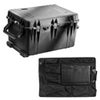 Pelican 1660 Watertight Wheeled Hard Case, Black, Bundle with PC1669 Photo Lid Organizer Black