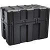 Pelican AL3620-1710 Single Hinged Lid Trunk with Foam & Casters, 17.12" Bottom Depth, Black Without Wheels