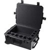 Pelican 472 Wheeled Mobile Military Injection Molded Hard Case for 8x Motorola APX8000 Series Radio Black