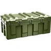 Pelican AL4824-1404 Single Hinged Lid Trunk with Foam, 13.8" Bottom Depth, Black With Wheels