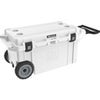 Pelican 80QT Elite Cooler, Wheeled, White White