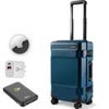 Pelican ATX 22" Waterproof Wheeled Carry-On Hard Travel Case + Travel Bundle Indigo Blue