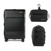 Pelican ATX 25" Waterproof Wheeled Check-In Hard Travel Case, Bundle with PX25 25L Travel Backpack and DK5 ModPak Travel Toiletry Bag, Black Black