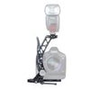 ProMediaGear BBGv2 Boomerang Flash Bracket with Universal QR Plate, Blue