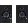 PreSonus Eris 3.5 3.5" 50W Active Media Reference Monitor, Pair, Black Black