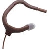 Point Source Audio EMBRACE EO-8WLh Omnidirectional Earmount Lavalier Microphone, High Sensitivity Brown