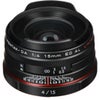 Pentax SMCP-DA 15mm f/4 ED AL HD Lens for DSLR Cameras, Silver Black