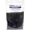 URSA 11.8x5.9" Fur Tangle Furry Rectangle Black