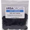 URSA Soft Cover Circles for Lavalier Microphones, 100-Pack Black