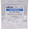 URSA Soft Cover Circles for Lavalier Microphones, 100-Pack White
