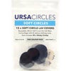 URSA Soft Cover Circles for Lavalier Microphones, 15-Pack Black