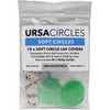 URSA Soft Cover Circles for Lavalier Microphones, 15-Pack Chroma Green